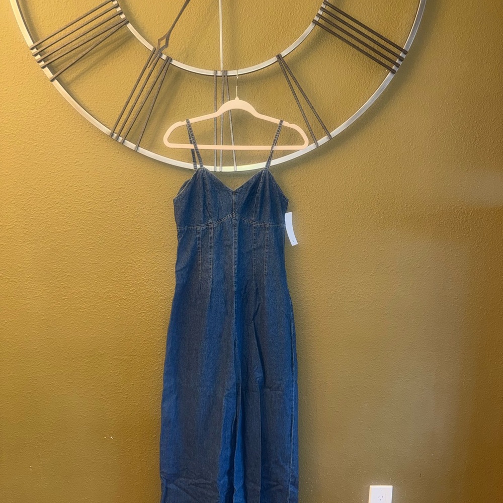 Blue Denim Jumpsuit
